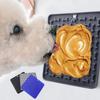 Set Leccapiedi in Silicone con Ventosa per Animali Domestici: Trio Slow Feed & Arricchimento per Cani.