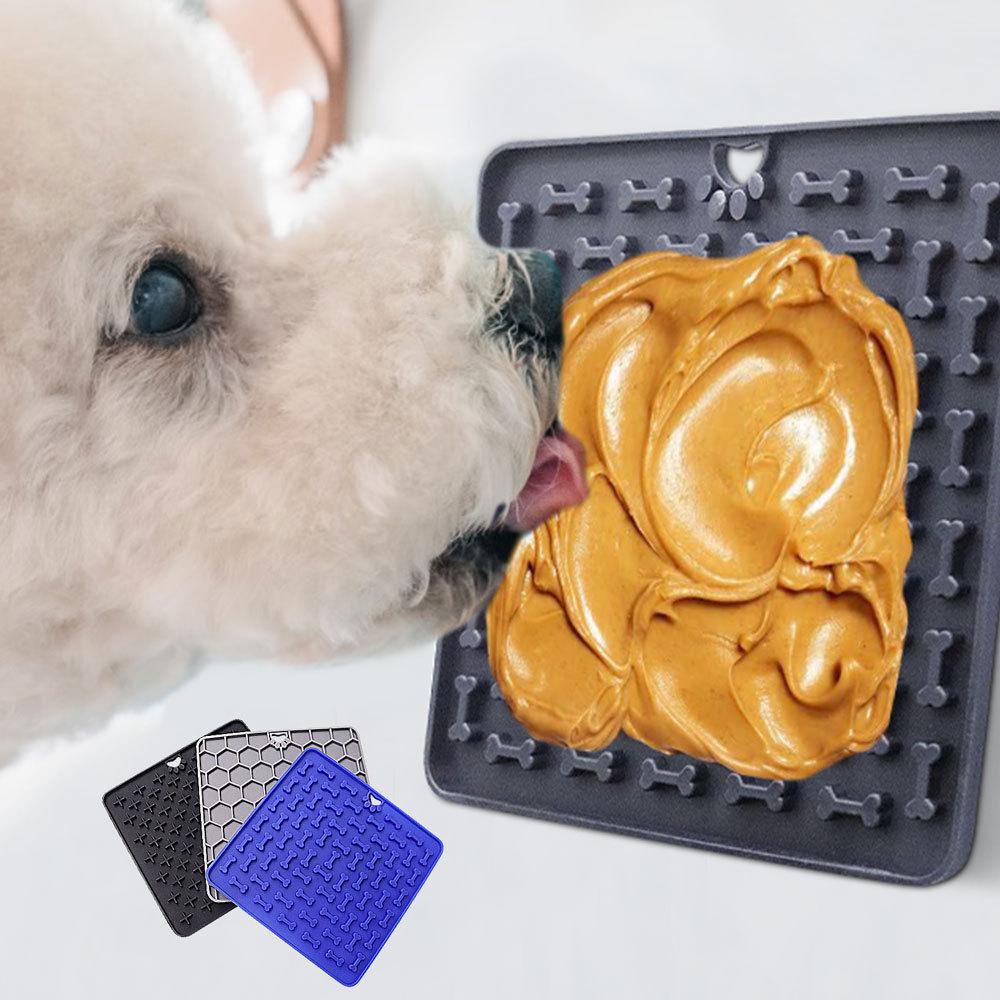 Set Leccapiedi in Silicone con Ventosa per Animali Domestici: Trio Slow Feed & Arricchimento per Cani.