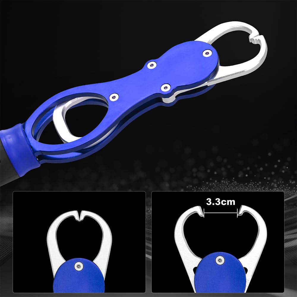 SINTYAN Fish Grip with Weighing Maximum Load Capacity Rotating Drop and Function, 30kg, 360-Degree Grip, Anti-Slip, Prevention, Heavy-Duty,