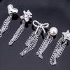 10pcs Non-hole Shorten Trouser Clip Multi-Function Tassel Chain Cuff-link  Jeans