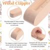 A25F-Ideal For Fabric Flattening And Ironing, 2-Pack Beech Wood Tailor Clapper, 12" And 7" Sizes For Sewing And Quilting