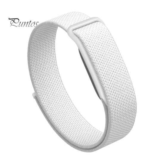 Bracelet de Montre Connecteur Universel pour Google Fitbit Air, Bracelet de Remplacement Sport Respirant à Clipser Sécurisé, Bracelet Tissé Réglable Anti-transpiration