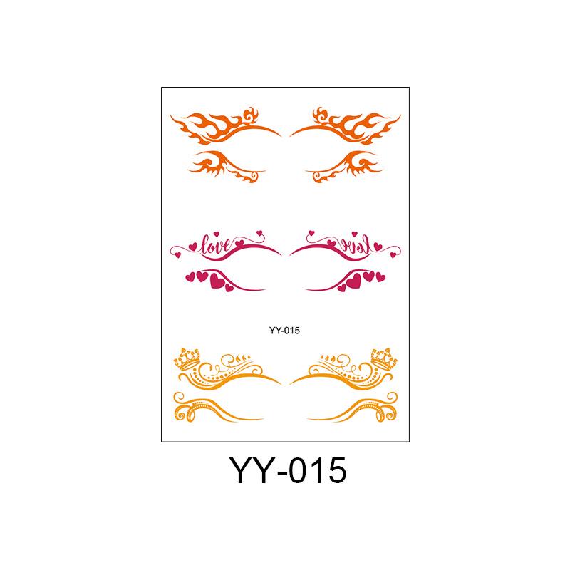 New Trendy Disposable Eyelash & Eyeshadow Tattoo Stickers