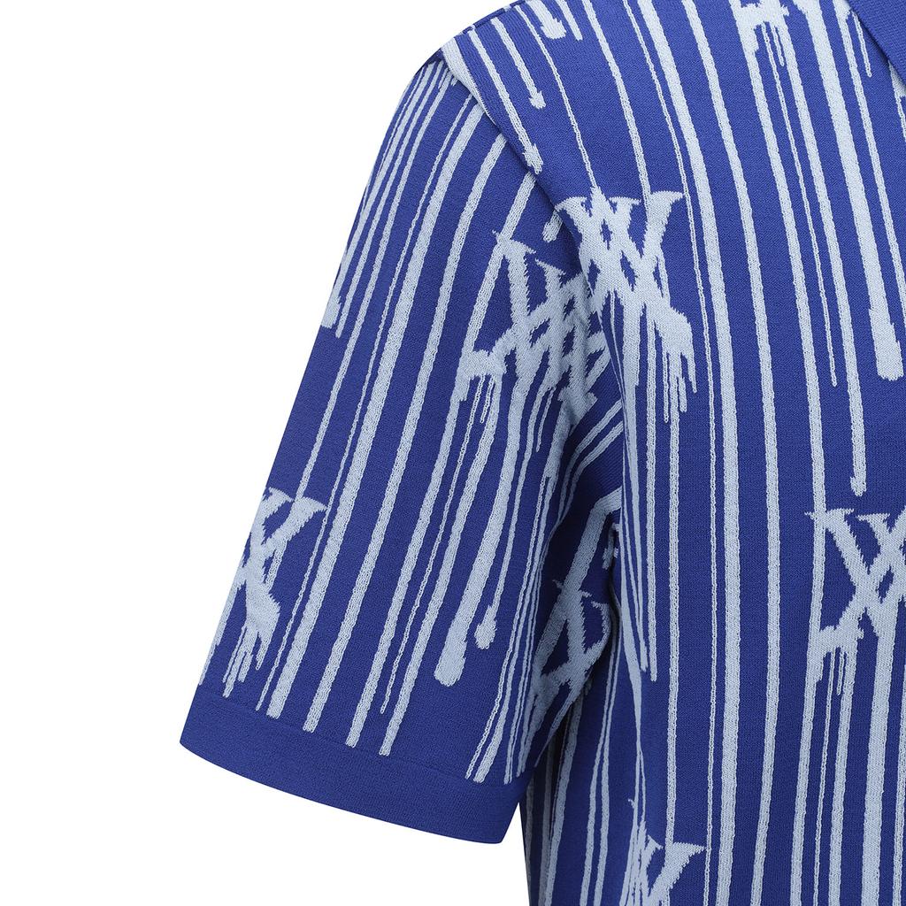 ANEW GOLF Men Rain Logo Short Sleeve Sweater_Rb