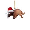 Festive Flat Dinosaur Acrylic Christmas Ornament Cheerful Vehicle Decoration Gift For All Ages