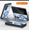 Luxury Metal Magnetic Ring Car Holder Case for Samsung Galaxy Z Fold 7 6 5 4 3 for Mag-safe Shockproof Stands Protective Shell