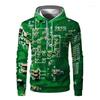 2023 Electronic Chip Pattern Fashion Devil  3D Printing Hoodie Men's Casual Funny Pullover Hip Hop