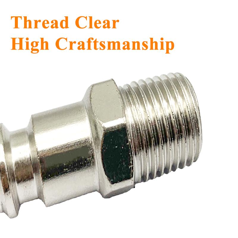 EU Luftschlauchkupplungen Kupplung Kompressorzubehör Schnellkupplung Europäischer Standard Pneumatikverbinder Schnellkupplungen