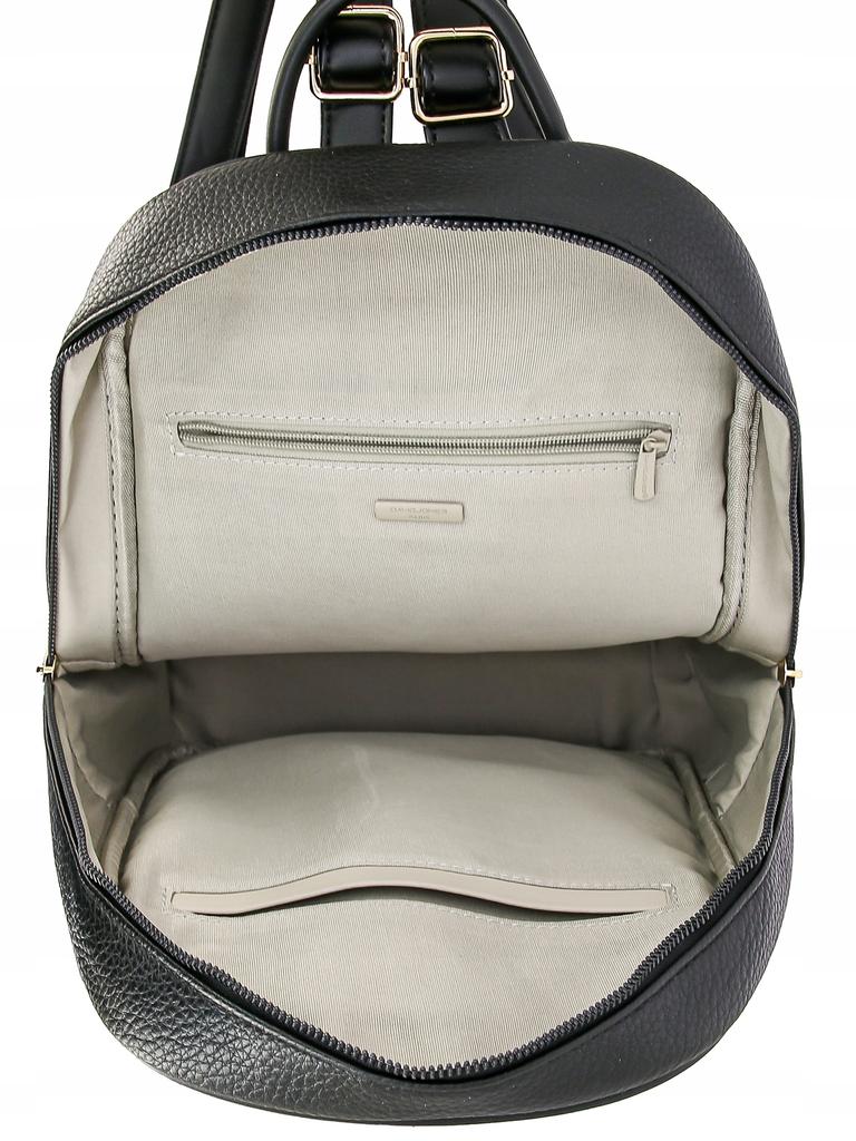David Jones Women's Urban Backpack, Eco-leather, Black