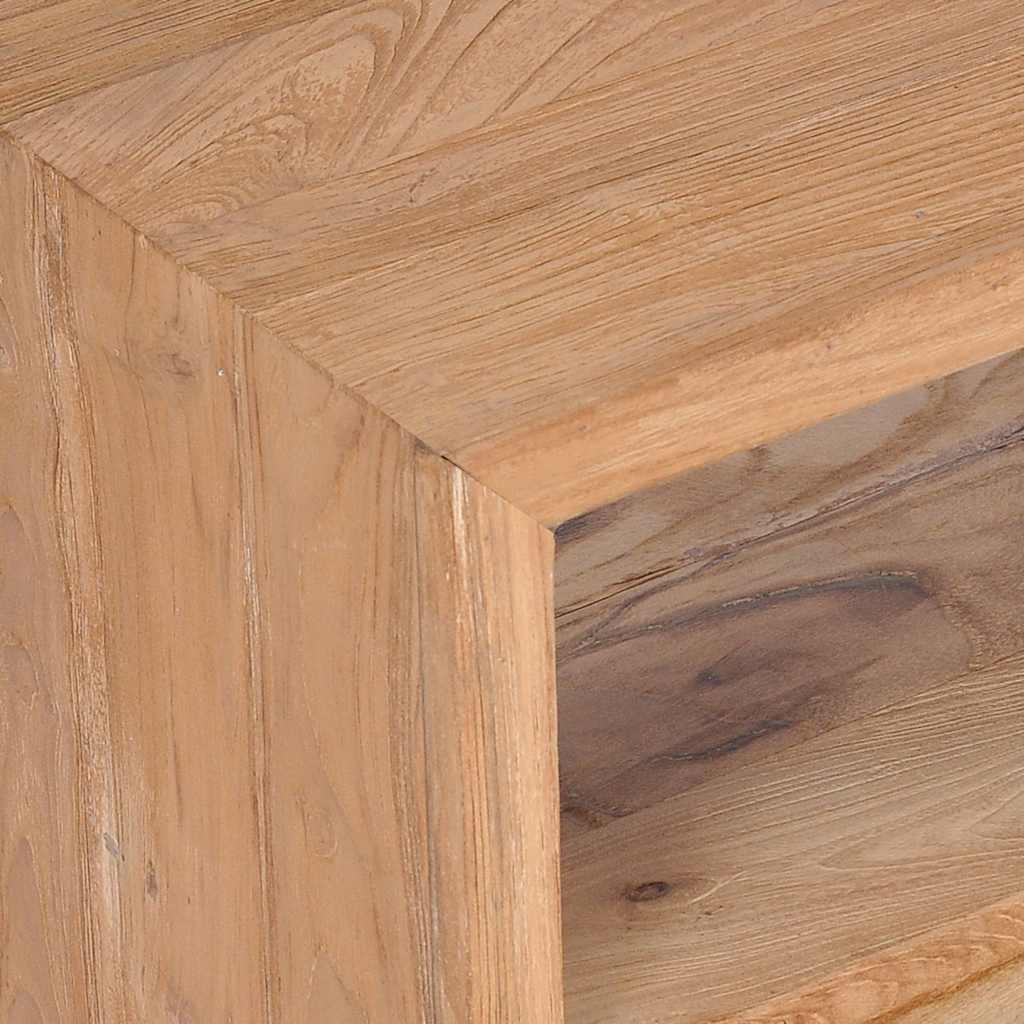 TV Stand 90x30x40 Cm Solid Teak Wood