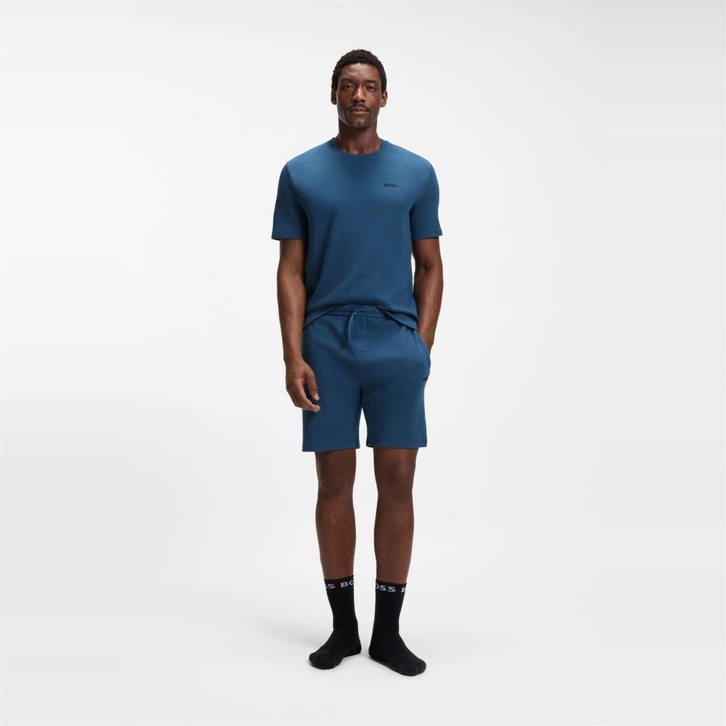Boss Mens Waffle Knit Structured Pyjama Top