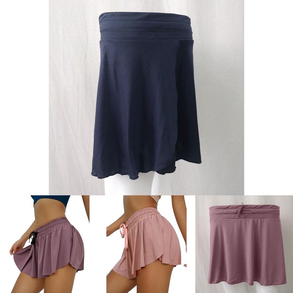 Stylish Women Pleated Athletic Tennis Sports Skirts With Built-in Shorts For Comfort