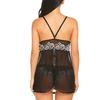 Women Sexy  Chemise Lace Lingerie Babydoll Set V-neck Teddy Sleepwear 