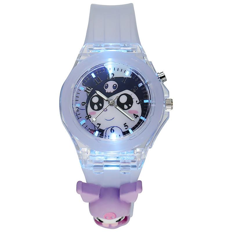 Cartoon Primary School Children'S Watch, Luminous Silicone Electronic Watch Doll Watch
