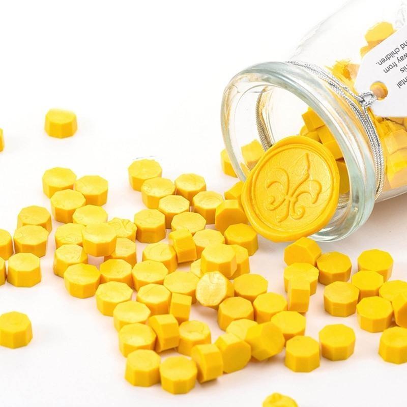  150pcs Octagonal Wax Seal Stamps Scrapbook Material Sealing Wax DIY Craft Decoration Birthday Wedding Stamp