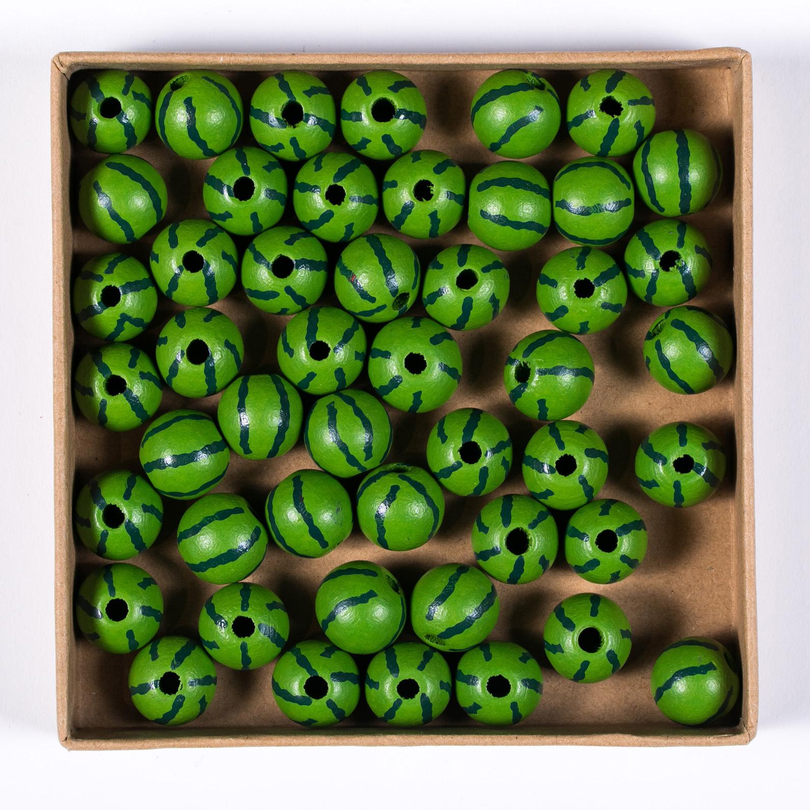 

5 шт. 16 мм арбузные деревянные бусины цветные деревянные бусины круглые арбузные бусины свободные бусины подходят для украшения вечеринки серьги браслеты своими руками ремесла зелёный