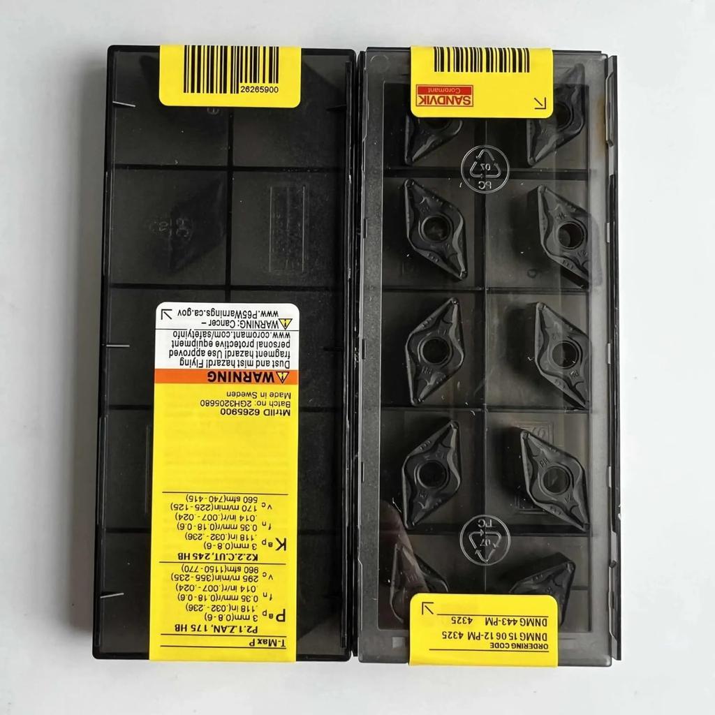 Original Sandvik / DNMG150612-PM 4325 / CNC Lathe Carbide Blade 10 PCS