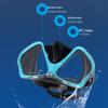 YBLKJ M2021S Large Frame HD Snorkeling & Diving Mask