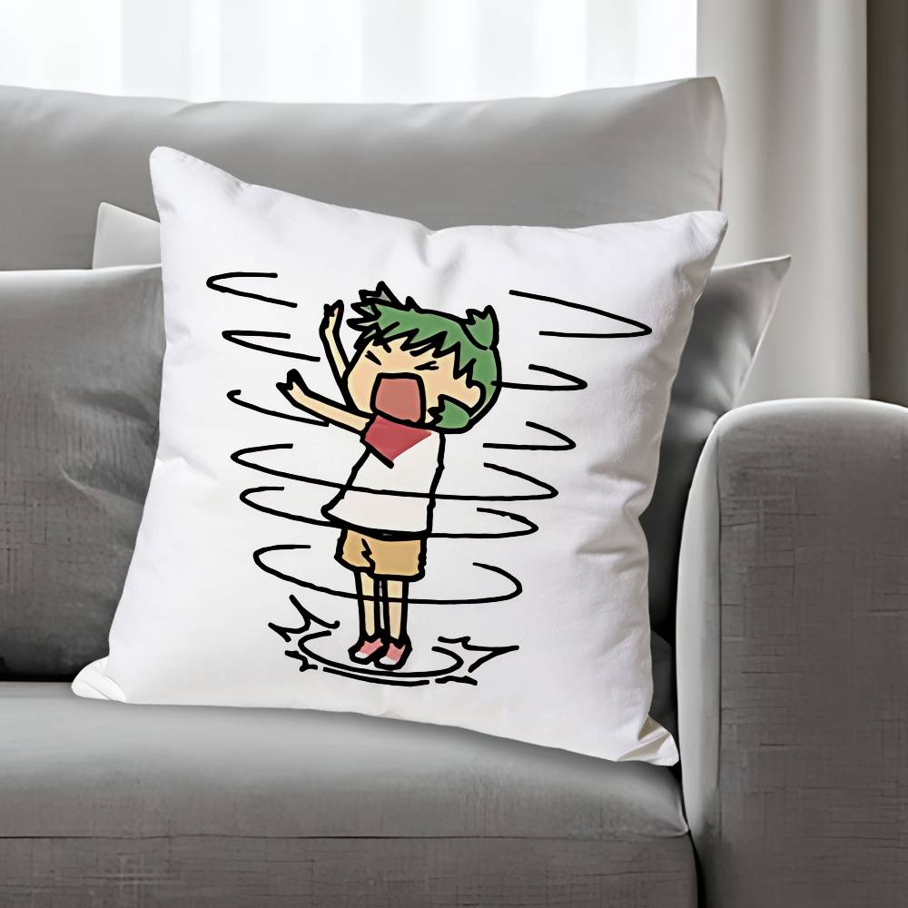 Y-Yotsuba Cute K-Koiwai Cushion Cover Suitable For Sofa Car Bedroom Office Cushions Decorative Pillow Case