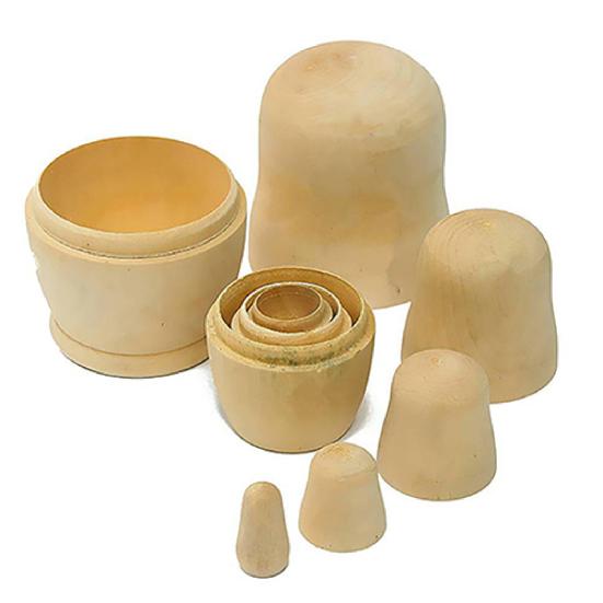 Russian Dolls Smooth Surface Decorative Wood Russian Stacking Dolls Home Decor