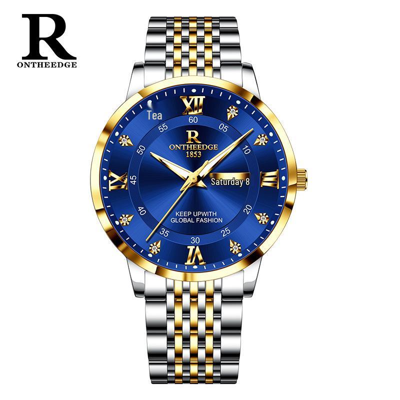 

Мужские водонепроницаемые светящиеся ультратонкие кварцевые наручные часы Kuaishou, корейский стиль для студентов