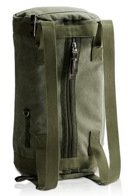KIRIRU x Canvas x Duffel Grande Capacidade Ombro Militar Lona de Algodão Boston 33L [Bolsa Robusta] Bolsa Masculina, Bolsa, (Verde)