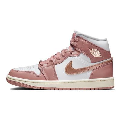 Air 1 Mid SE Red Stardust Damskie Sneakersy Różowe Białe Żaglowe FB9892-670