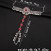 Retro Ethnic Geometric Water Drop Anklet - Bohemian Style Round Foot Ornament