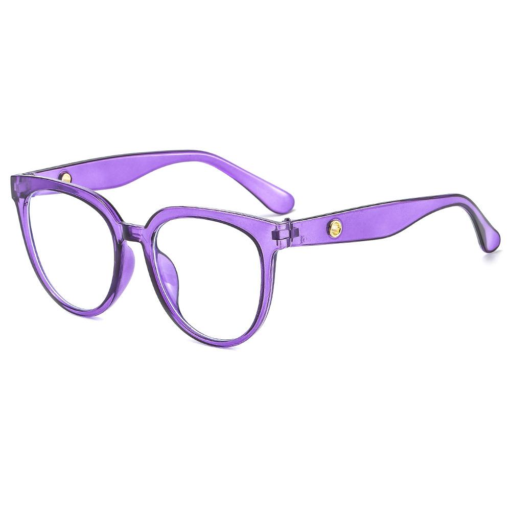 Transparent Computer Glasses Frame Anti Blue Light Blocking Eyewear for Women Men Cat Eye Optical Spectacle Eyeglass