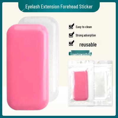 Eyelash Extension Silicone Forehead Pad & Glue Remover Tool