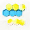 Hexagon Earring Silicone Mold Glossy Earring Pendant Jewelry Resin Mold Keychain Pendant Epoxy Casting Mold  Tool