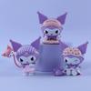 6Pcs-Set Sanrio Anime Figure Pajamas Sweetheart Cute And Charming Kuromi My Melody Doll action Adorable Decoration Playthings Designed For children