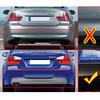 Auto Für BMW 3 E90 M SPORT 2005-2008 2009 2010 2011 Hinterer Stoßfänger Abschlepphaken Ösenabdeckung OEM:51128041134 Anhängerkupplung Ladeklappe Verkleidungskappe