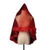 Dunkle Serie Hochzeits Schleier mit Spitze Besatz Blumendesign Brautparty Schleier für Maskerade Party und Punk Themen Veranstaltung