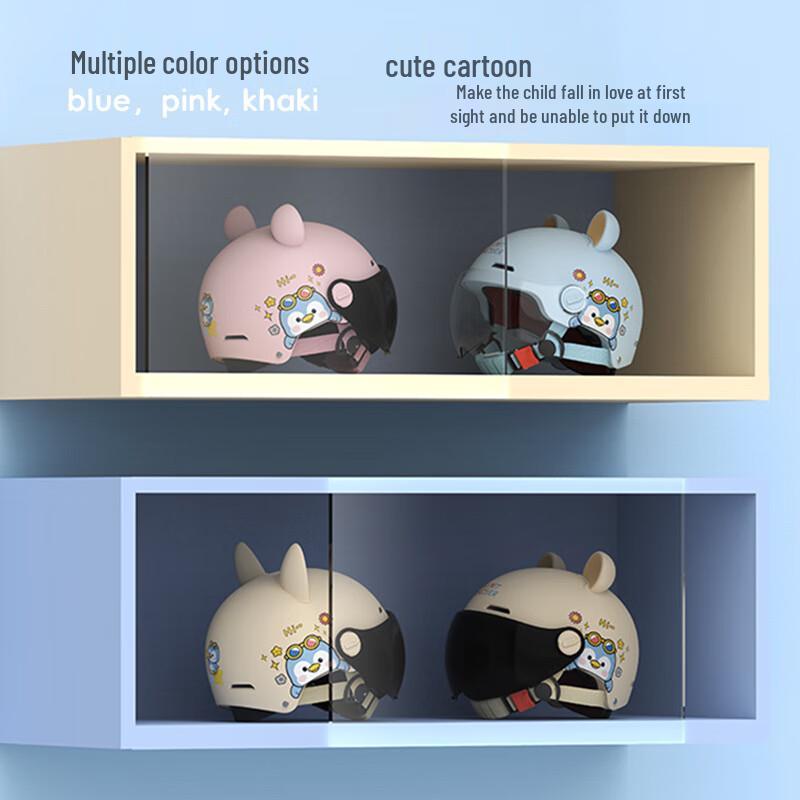 Miling Kids Electric Motorcycle Half Helmet