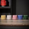 Ceramic Ice Flower Glaze Tea Cup Set: Water-Resistant, Large Thumb Ring, Four Seasons Gift Box.