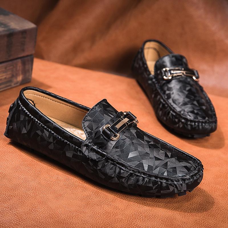 Men Fashion High Quality Luxury Brand Comfortable Men Casual Driving Shoes Plus Size 35-47  Slip on Boat Male Driving Shoes