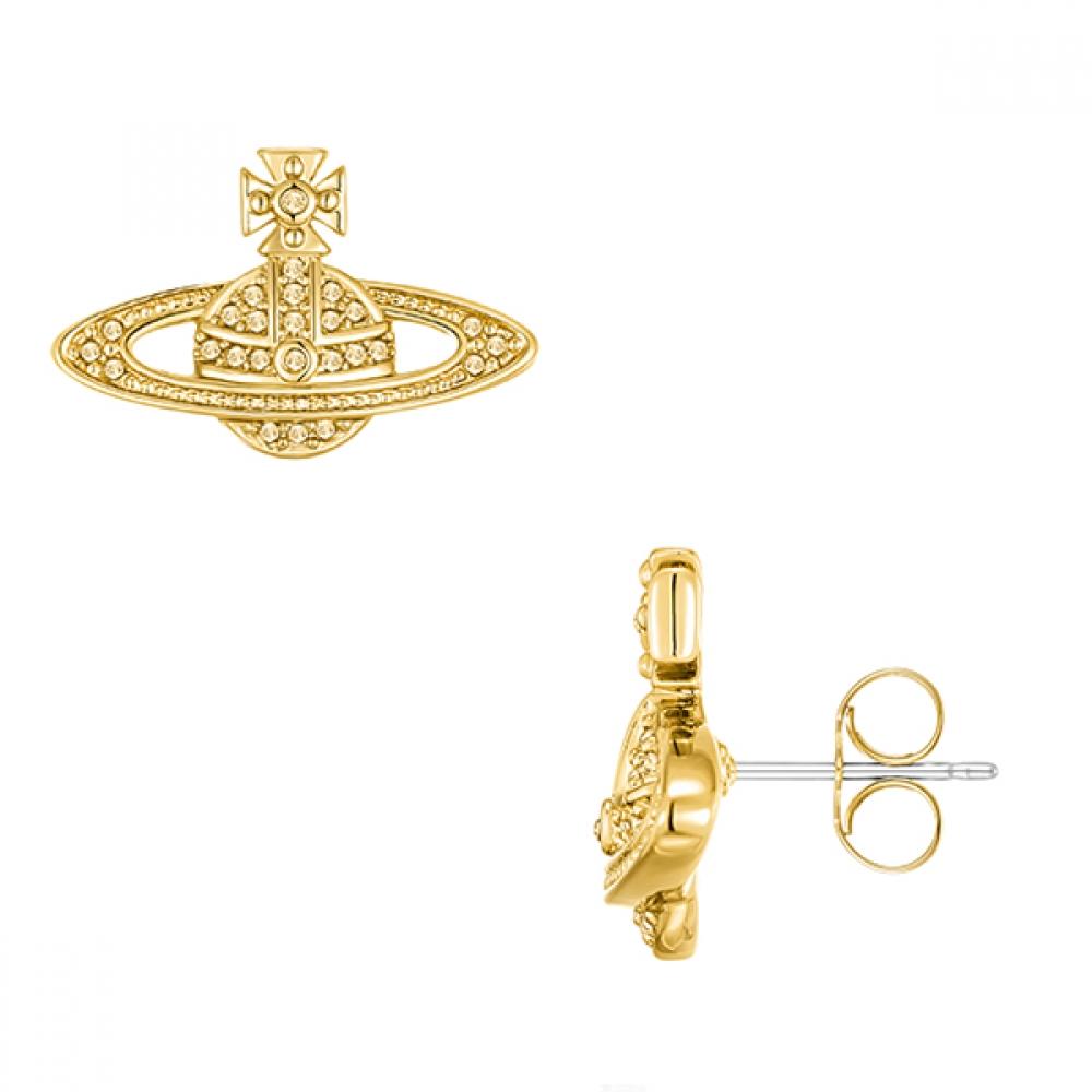 

Vivienne Westwood 62020033 R121 Mini Bass Relief Earrings 62020033 R121