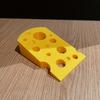 Door Stopper- Cute Cheese Shape- Under-Door Safety Bumper, Suitable for Rooms, Bedrooms, Main Doors- No Screws/Easy to Install