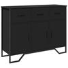 Sideboard Black 97 x 32.5 x 74.5 cm Particleboard