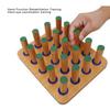 Wooden Insertion Plate Finger Dexterity Improve Fine Motor Coordination Hand Rehabilitation Peg Board Medium