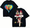 Kingdom Hearts Anime Liebhaber T-Shirt Harajuku Baumwolle Neues Modell High Street Mode Übergroß Unisex Bequem Atmungsaktiv Klassisch