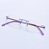 Memory Flexible Rimless Frame Eyeglasses Men Women Blue Light Blocking Prescription Glasses Colorful Blue Pink Pueple Frame