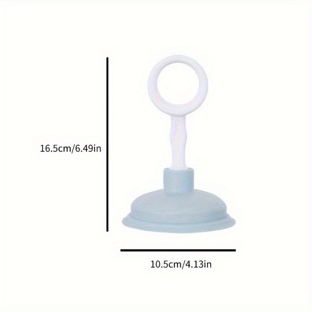 1pc Versatile & Durable 1pc Plunger for Sinks, Toilets, Showers & Bathtubs - Compact Design for Easy Storage