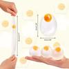 Funky Egg Squishy Ball - Clear Stress Relief Toy for Kids & Adults Anxiety Reducer, Squeeze Splat Sensory Fidget Toys