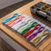 10 Paquets 10 Couleurs Ficelles pour Lier les Mouches Matériaux Crystal Flash Matériau pour Lier les Mouches Outils de Pêche à la Mouche