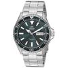 Orient Men's Kamasu Stainless Steel Japanese Automatic Diving Watch, Green - Metal Bracelet.