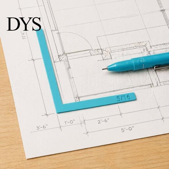 Creative DIY Project Tools 1 Set Paper Crafting Alignment Guides with Case, Color-Coded Plastic Rulers for Crafts Size Tabs, Precision Layering
