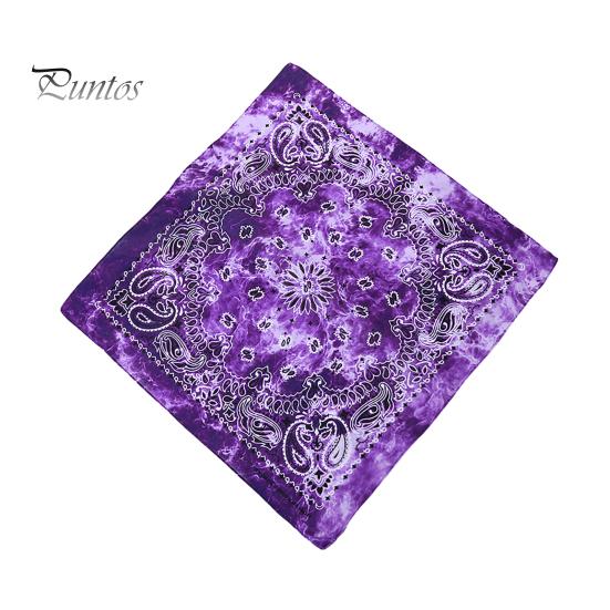 Hip Hop Square Bandana Breathable Cotton Men Women Boys Girls Multi-purpose Summer Handkerchief Printed Sun Protection Hair Scarf Christmas Gift