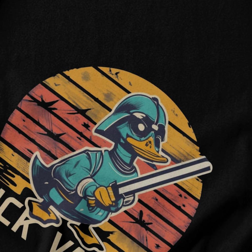 Men T Shirt Vintage Duck Vader Funny Idea Y2K Graphic Anime Unisex Clothes T Shirts
